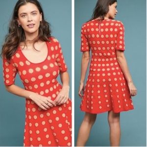 Maeve Red Polka Dot Dress